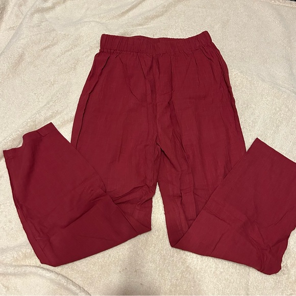 Red Work Pants - Picture 2 of 5